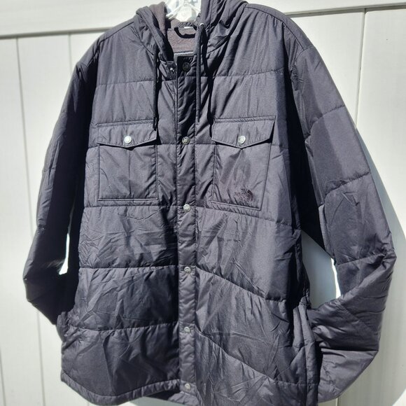 The North Face Meeks Down Puffer Skiing/Snowboarding Jacket L-BLACK - Picture 1 of 5